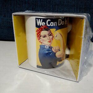 Rosie The Riveter We Can Do It Ceramic Coffee Mug 11 Oz New Collectible